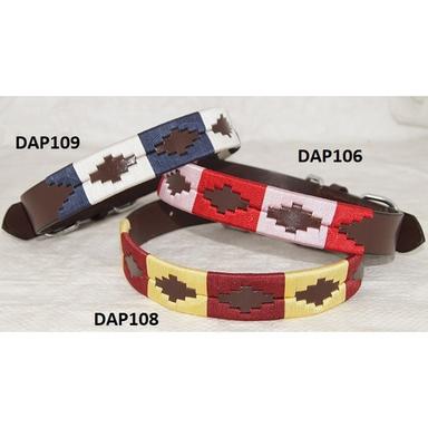 Genuine Leather Soft Attractive Colorful Stylish Dog Collars Size: 55Cm - 70Cm