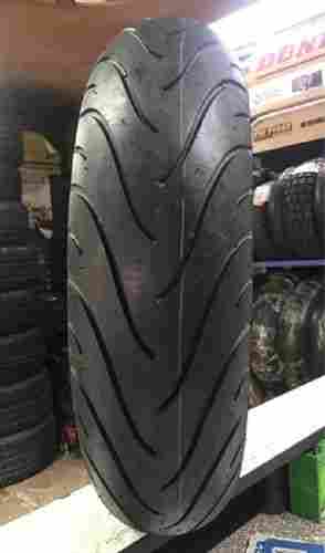 Heavy Duty Long Lasting Durable Solid Rubber Black Tyre For Two Wheelers 