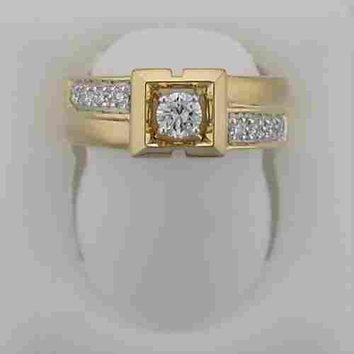 Bridal Jewelry Sets Round Modern And Stylish Men Gold Fashionable Diamond Ring