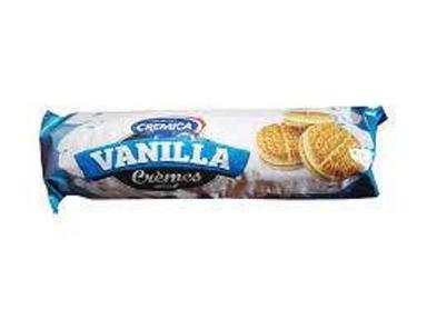 Cremica Round Shape Vanilla Cream Center Filled Delicious And Healthy Biscuits Fat Content (%): 5 Percentage ( % )