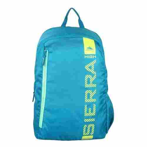 Cyan Color Fabric Compact Bag Pack Use For School Bag And Laptop Backpack