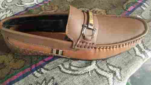 Long Life Vithariya Casual Wear Brown Color Men'S Lofar Shoes For Party Wear