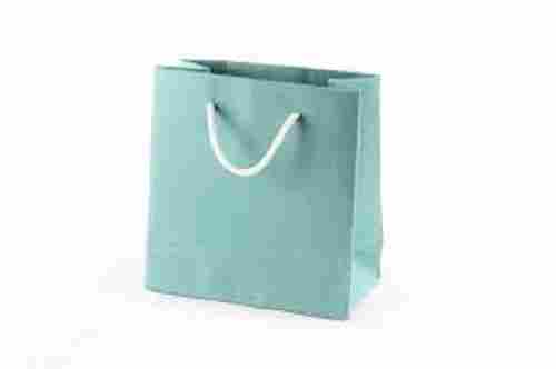 Eco Friendly Disposable Easy To Carry Sky Blue Handmade Paper Bag