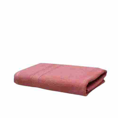 Pink Plain Pattern 30 X 56 Inch Size Pure Cotton Bath Towels