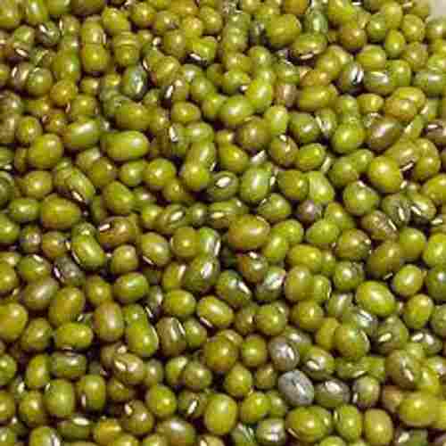 Short Grain Sized Sun-Dried Splited Whole Green Moong Dal, Pack Of 1 Kg