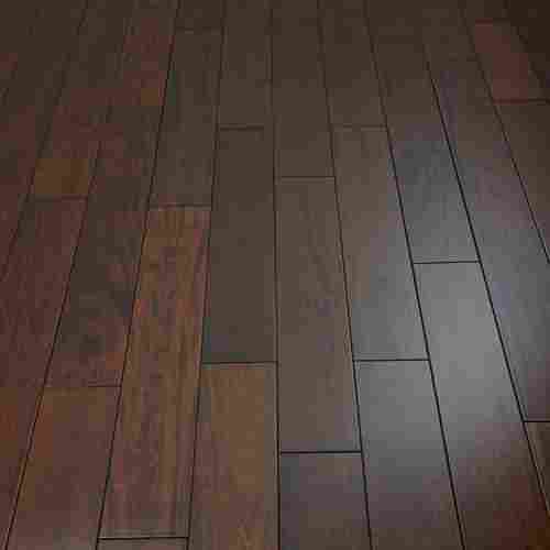 Dark Brown Floor-Mounted Water-Resistant Plain Laminated Wooden Flooring