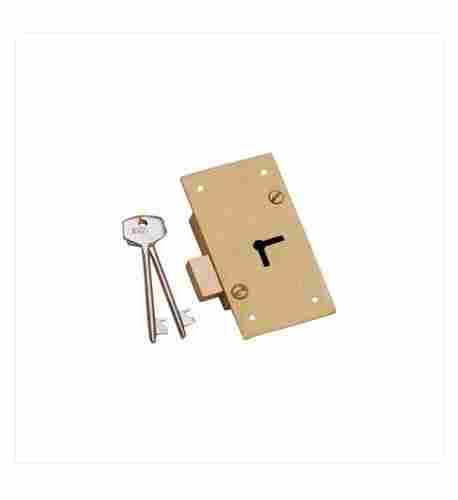 65 Mm Size Coated Finish Brass Material Cupboard Lock With 2 Keys