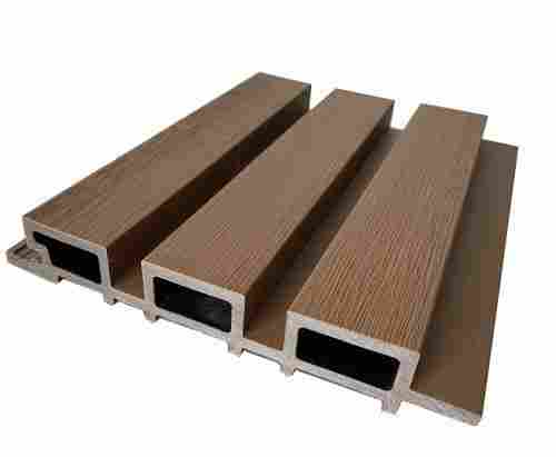 Brown Wood Look And Pvc Wpc Wall Panel Commercial Composite Board For Construction 