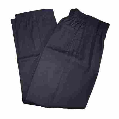 Comfortable Fabric Durable And Easy To Wash School Blue Plain Full Pants