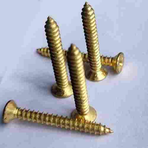 Heavy Duty Highly Efficiently Ruggedly Constructed Stainless Steel Golden Screw