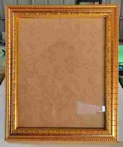 Lightweight Termite Resistant And Wall Mounted Golden Wooden Photo Frame
