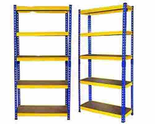 Durable Long Lasting Adjustable Large Yellow And Blue Shelving Rack