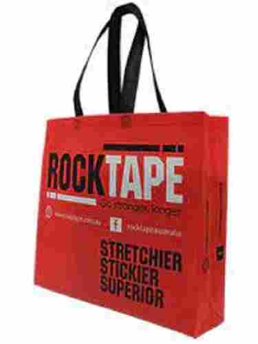 Easy To Uses And Environment Friendly Red Printed Non Woven Bags With Handle