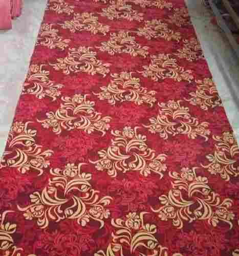 Easy Vacuuming And Feels Smooth Underfoot Long Durable Printed Red Room Carpet