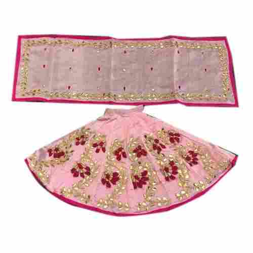 Embroidered Beautiful Designed Heavy And Hand Work Light Pink God Dress