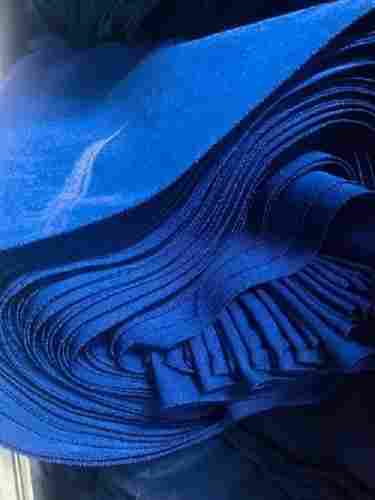 Lightweight Shrink Resistance Plain Blue Cotton Polyester Fabric For Textiles