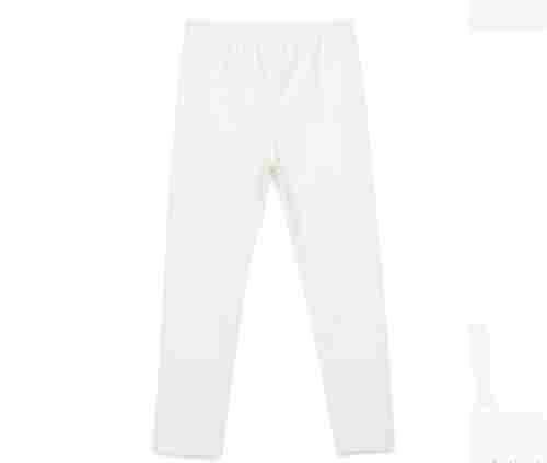 Comfortable And Stretchable Party Wear White Cotton Lycra Leggings