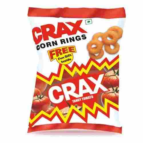 Tomato Tasty Flavor Fried Snacks Crax Corn Ring Tangy 