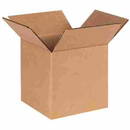 Matt Lamination Square Plain Cardboard Paper Reusable Packaging Corrugated Box 