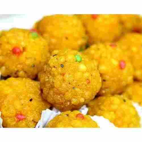Mouth Watering Delicious And Sweet Tasty Yellow Natural Boondi Laddu