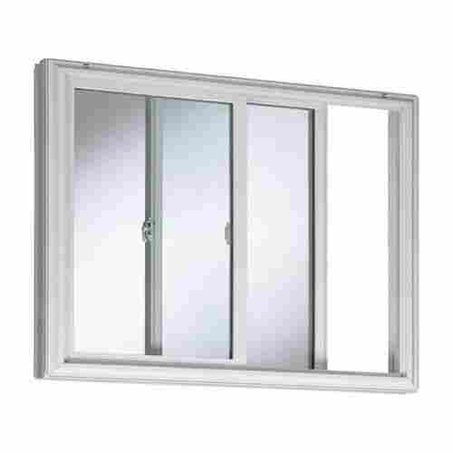 White Frame With Fiber Glass Rectangle Shape Aluminium Sliding Door