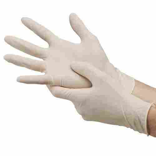 White Latex Medical Examination Disposable Hand Gloves