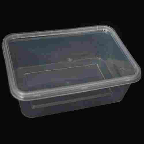 Rectangle Transparent Small Disposable Plastic Box For Multiple Use