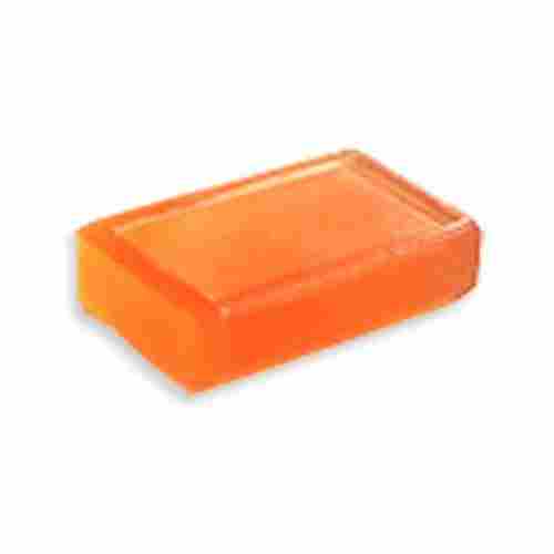 Orange Medium Size Low Foam Almond Oil Bath Soap 