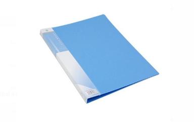 File A4 Size Blue Plastic Material Plain Clip File, For Carry Documents