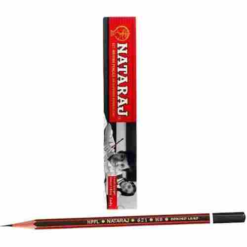 8 Inch Size 2 Gram Weight Wooden Black And Red Nataraj Hb Pencil, For Smooth Writing