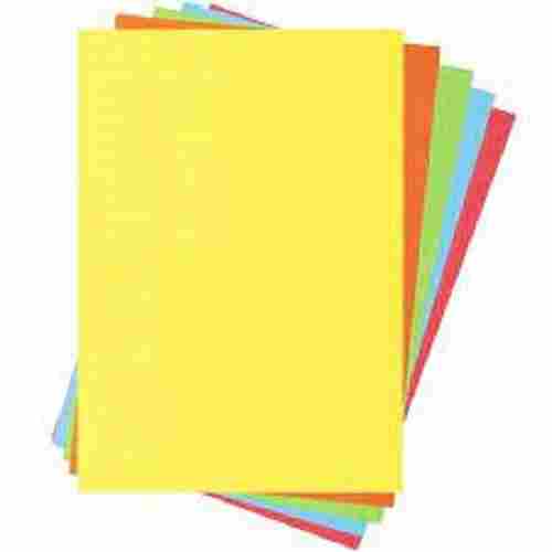 Lightweight Smooth Surface Rectangular Multicolor Plain A4 Printing Paper Sheets