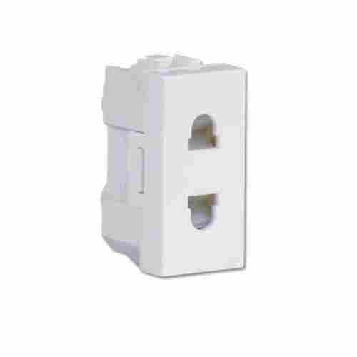Long Durable Light Weight And Heavy Duty Pvc Rectangular White Plug Socket