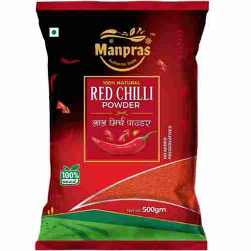 Manpras 100% Natural Red Chilli Powder, 500 Gram, No Added Preservatives