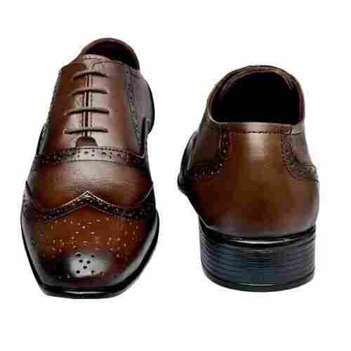 Men Breathable And Comfortable Lace Up Stylish Formal Brown Shoes