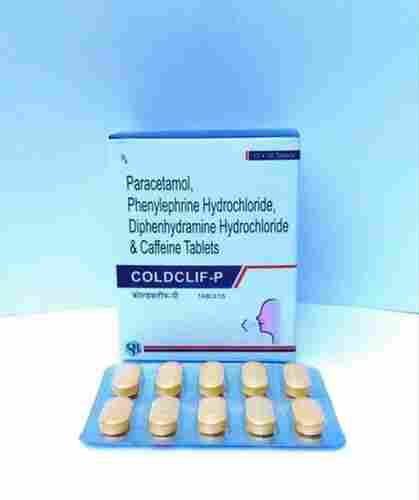 Paracetamol Phenylephrine Hydrochloride Diphenhydramine Hydrochloride & Caffeine Tablets 10x10 Tablets