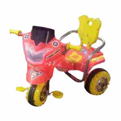 Comfortable Long Durable Improved Coordination Yellow And Red Kids Tricycle 