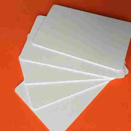 Heavy-Duty Plastic Light Weighted Water-Proof Rectangular Plain White Id Cards