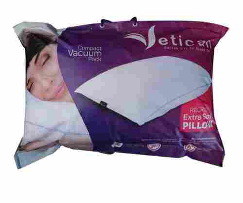 White Color Vetican Recron Extra Soft Pillow With Cotton And Polyester Fabrics