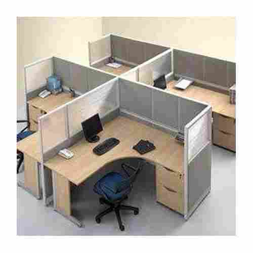 Furniture Manufacturing And Designing Wooden Table Top Modular Cubicle For Corporate Office Furniture