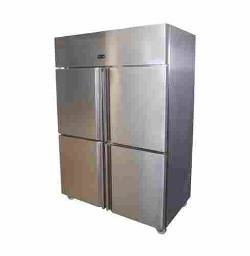 Grey Stainless Steel Vertical Capacity 1000 L Domestic Refrigerator 