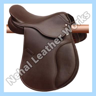 Available In All Colour & Sizes Plain Dark Brown Color Synthetic Saddle With Soft And Smooth Texture