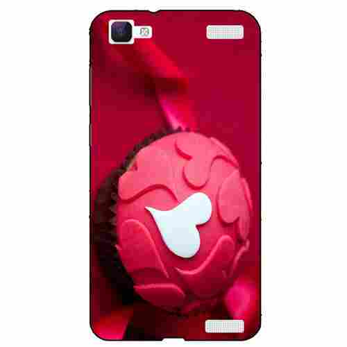 Scratch Resistance Light Weight And Dust Proof Printed Red Mobile Back Cover