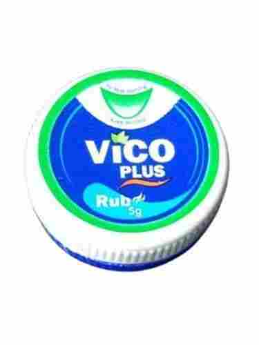 Round Shaped Vico Plus Vaporub Cream For Cough And Cold
