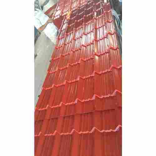 Weather Resistant High Strength Stainless Steel Rectangular Red Roofing Sheet