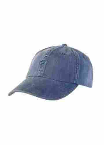 Best Premium Cotton Fabric Back Backle Daily Use Blue Casual Cap For Men'S 