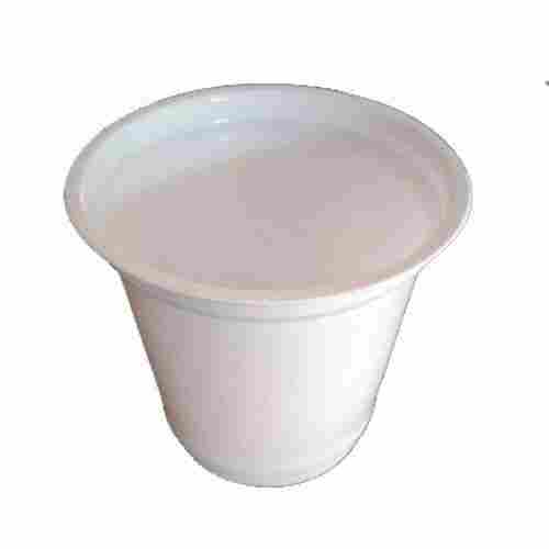 Disposable White Milky Plain Plastic Cup