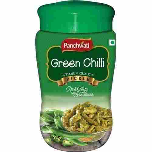 Hygienically Prepared No Added Preservatives Panchwati Spicy Green Chilli Pickle