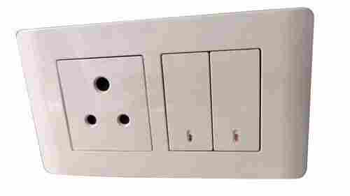 6 Amp Plastic Ip 56 White Wall Mounted Electrical Switch 