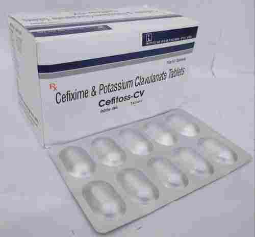 Cefixime & Potassium Clavulanate Tablets,10x10 Tablets 
