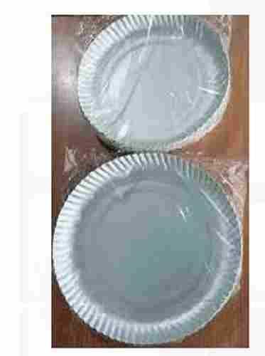 Eco Friendly White Round Plain Disposable Paper Plates For Event And Function
